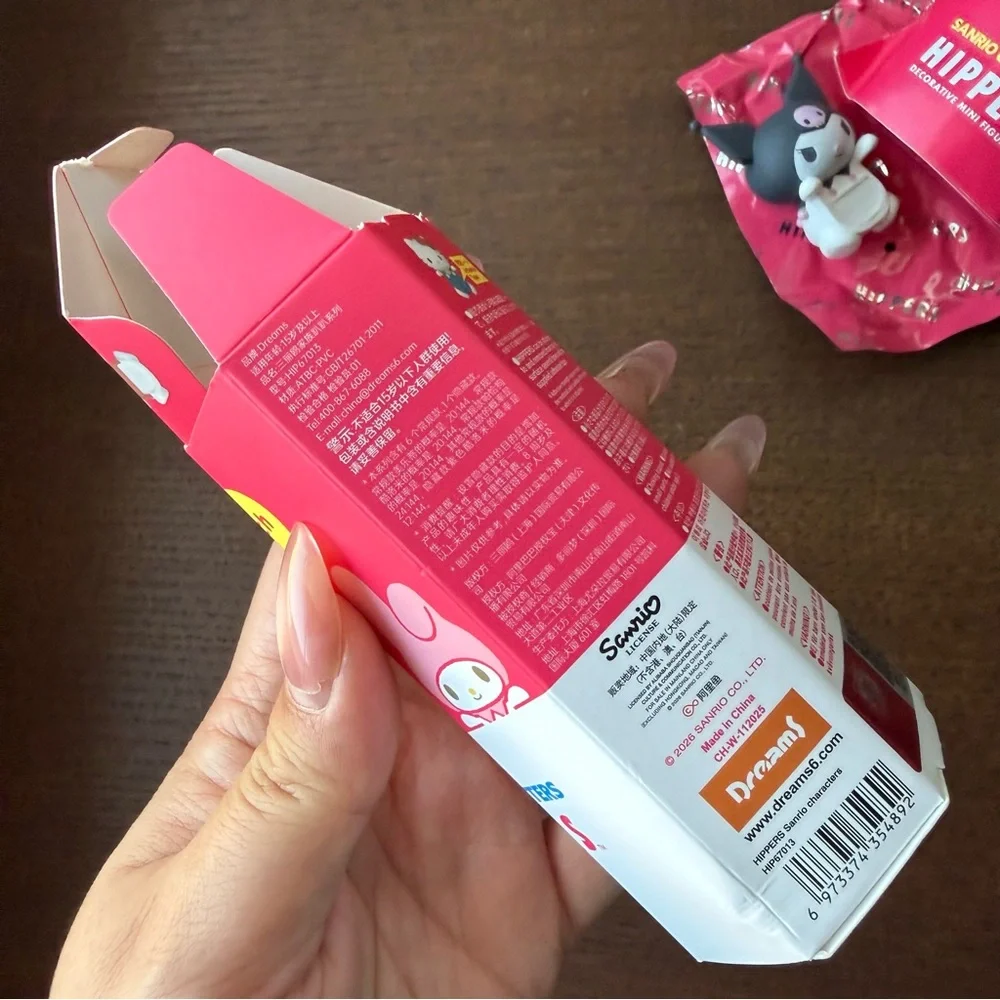 SANRIO Characters HIPPERS Decorative Mini Figurines - Kuromi - Picture 4 of 16